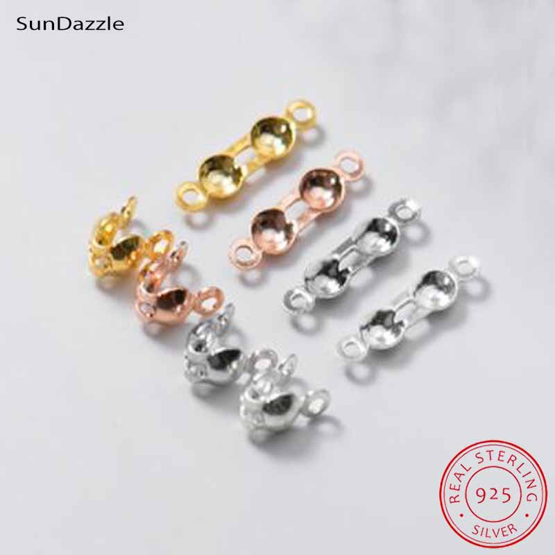 Jewelry Making Silver - 4pcs Genuine Real Pure Solid 925