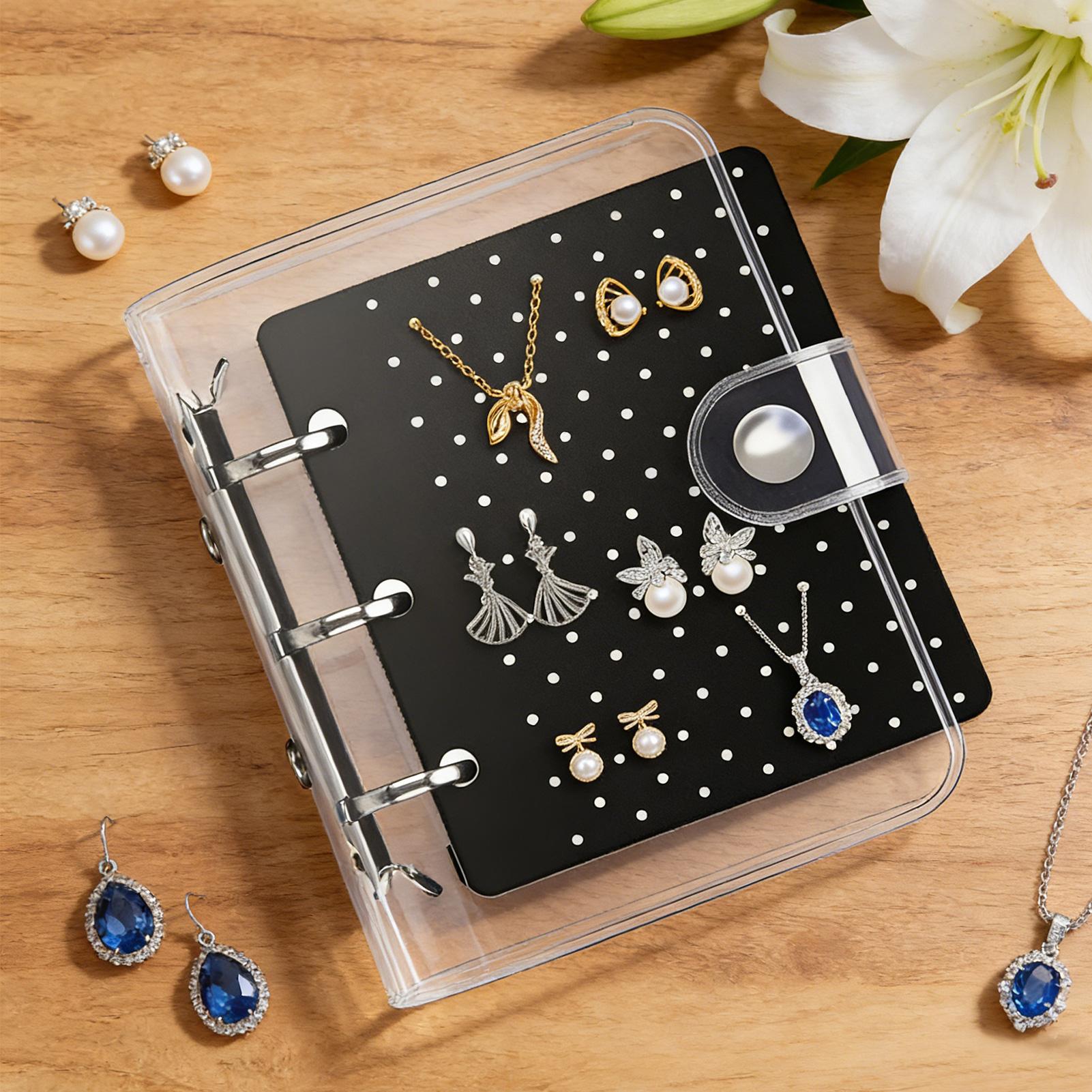 Jewelry Making Journal - Portable Felt Pin Book Jewelry Holder
