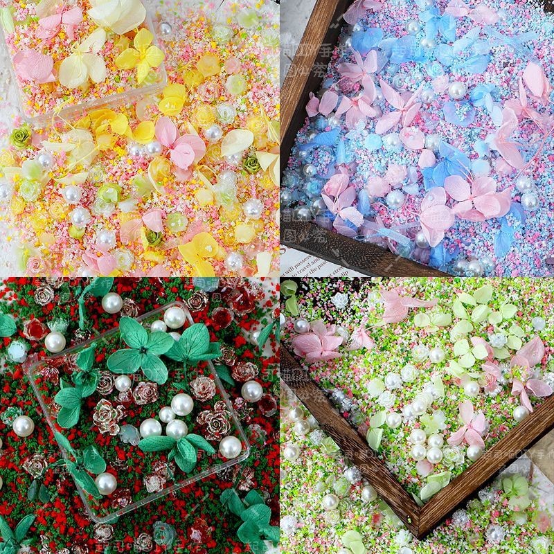 Jewelry Making Journal - 10ML-100ML Mixed Hydrangea Floral Powder, Vintage