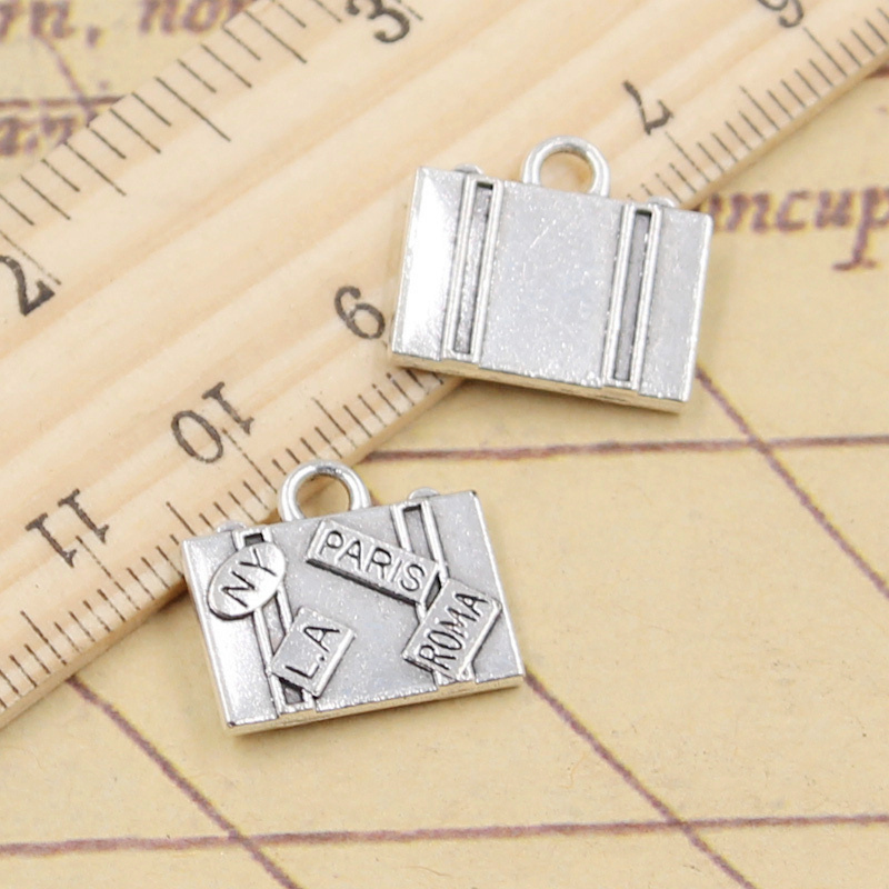 Jewelry Making New York - 10pcs Charms Travel Bags New York