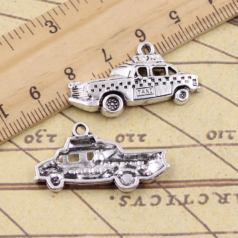 15pcs Charms New York Taxi Car - Jewelry Making New York ulasan dan harga