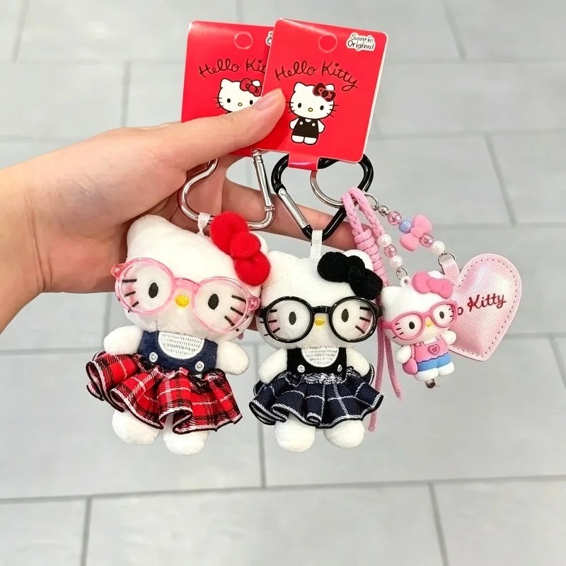 Cute Hello Kitty with Glasses  - Jewelry Making Glasses ulasan dan harga