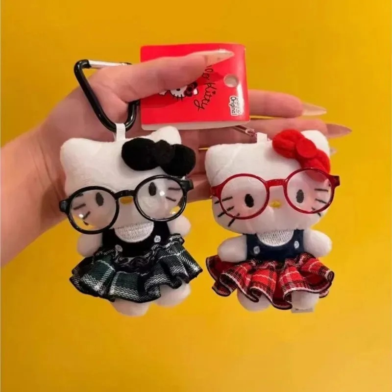 Cute Hello Kitty with Glasses  - Jewelry Making Glasses ulasan dan harga