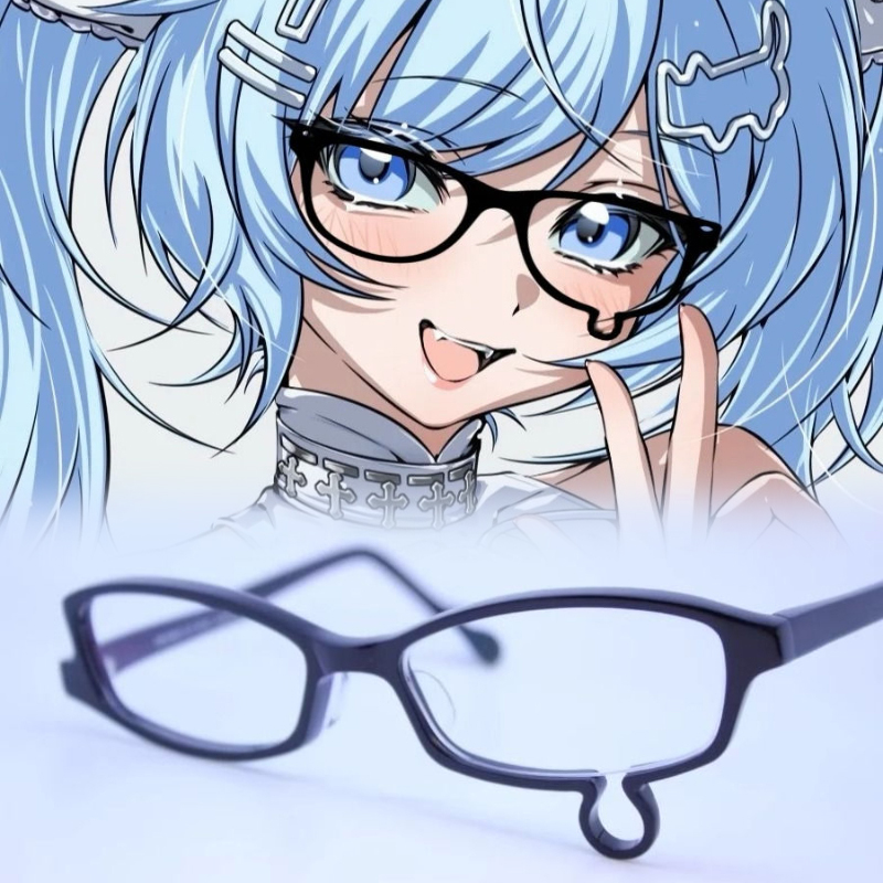 Anime Y2K Cosplay Glasses With - Jewelry Making Glasses ulasan dan harga