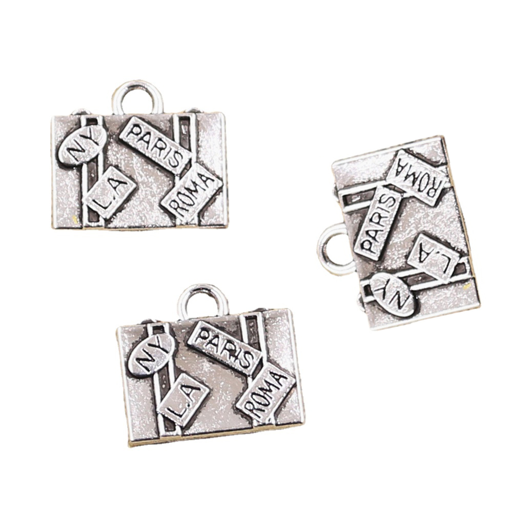 10pcs Charms Travel Bags New Y - Jewelry Making New York ulasan dan harga
