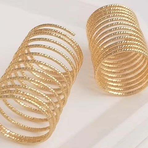 14K Plated Gold Batch Flower C - Jewelry Making Gold Wire ulasan dan harga