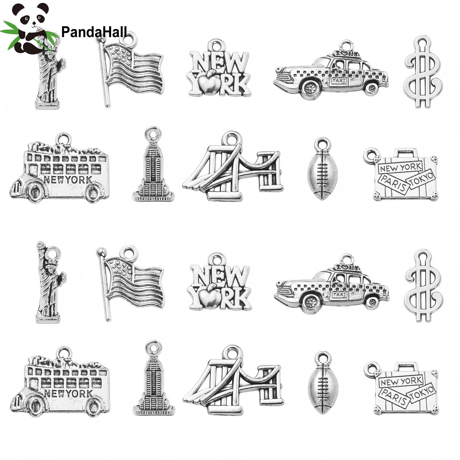 PandaHall 100Pcs 10 Styles Ame - Jewelry Making New York ulasan dan harga