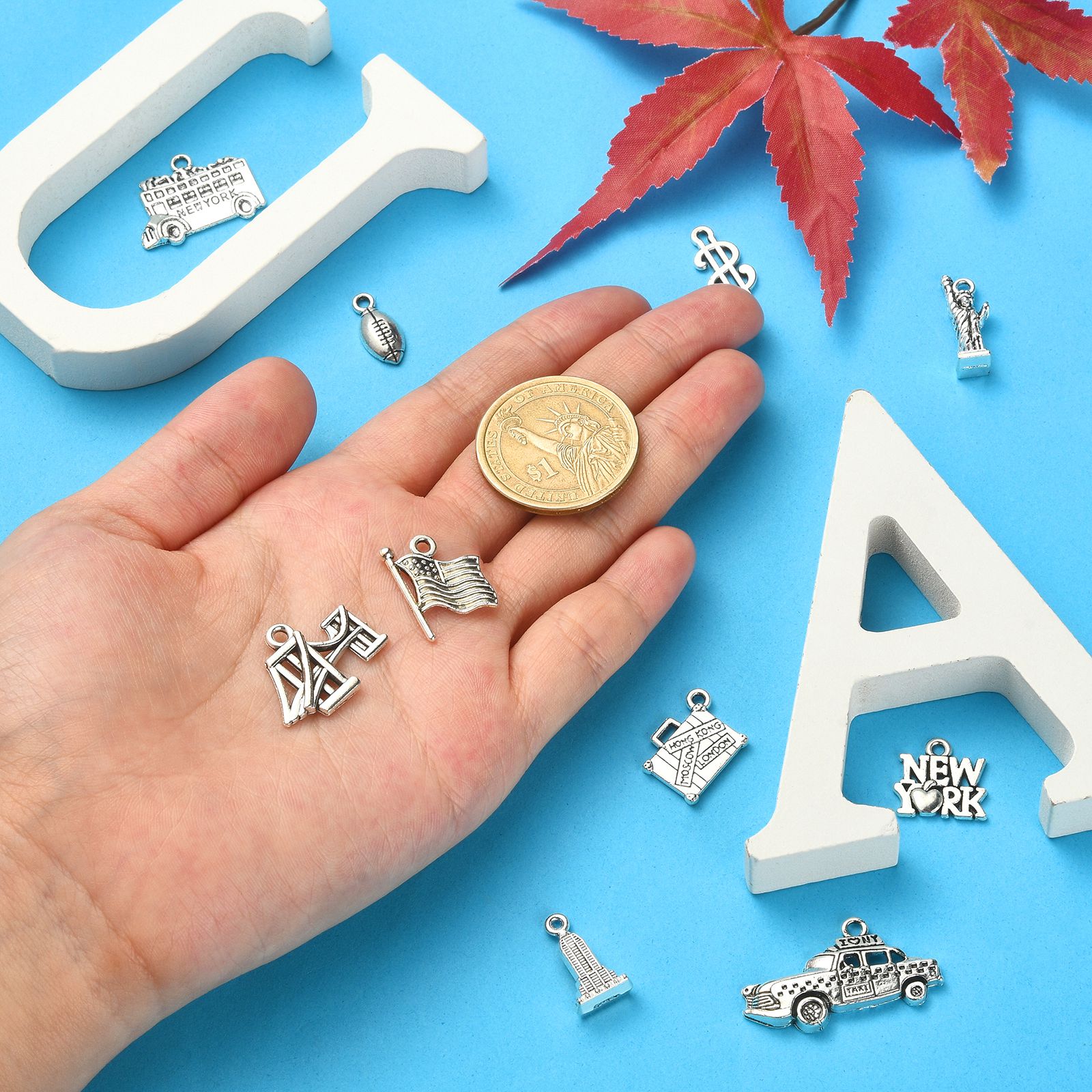 PandaHall 100Pcs 10 Styles Ame - Jewelry Making New York ulasan dan harga