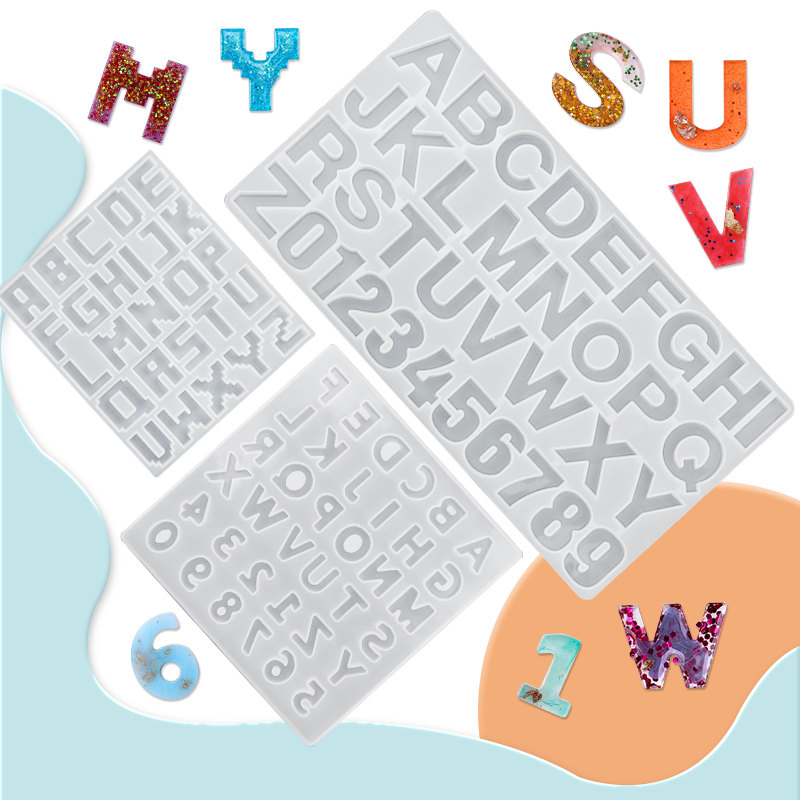 Alphabet Epoxy Resin Mold Kit  - Jewelry Making Drill ulasan dan harga