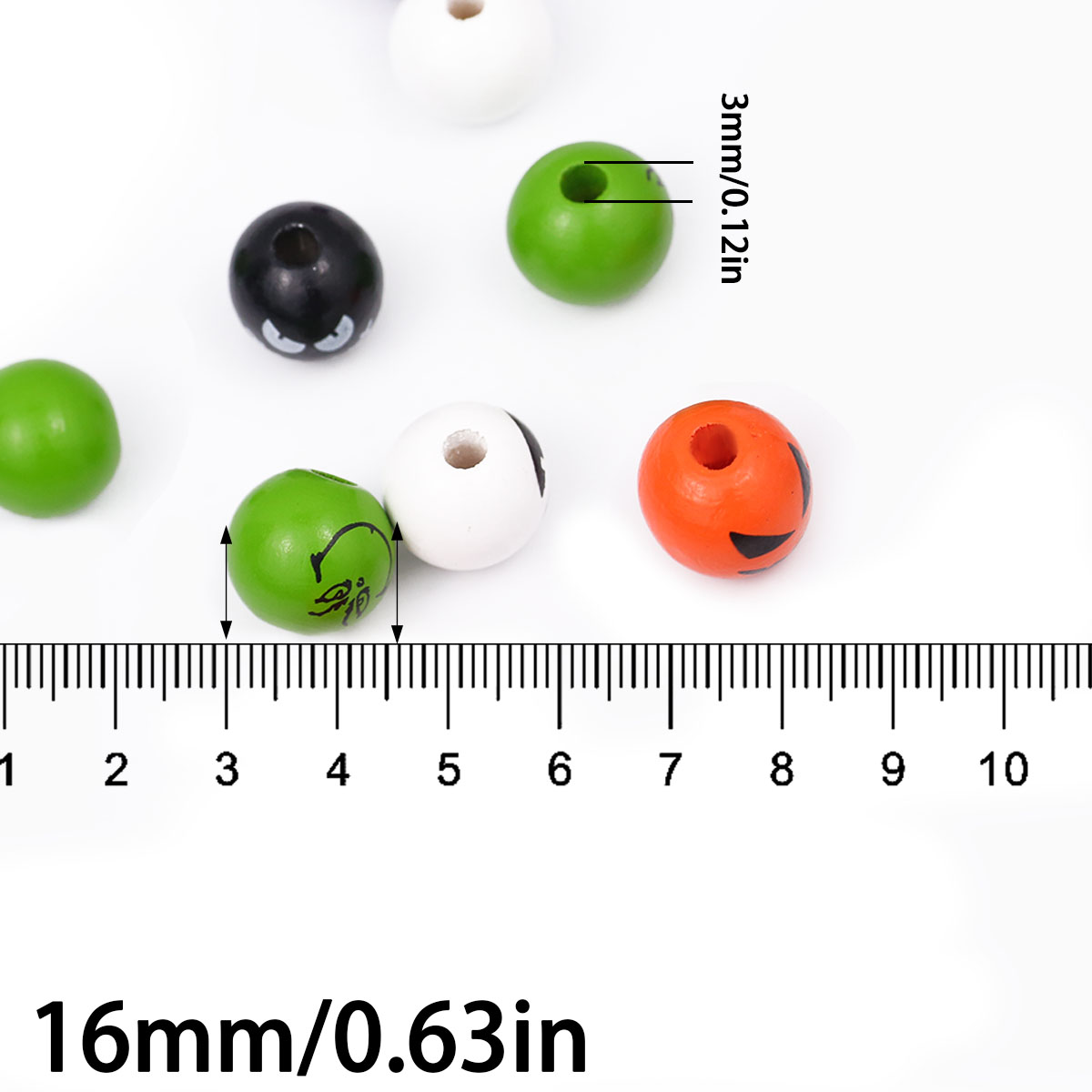 Halloween ideas 16mm Ghose Vam - Jewelry Making Ideas With Beads ulasan dan harga