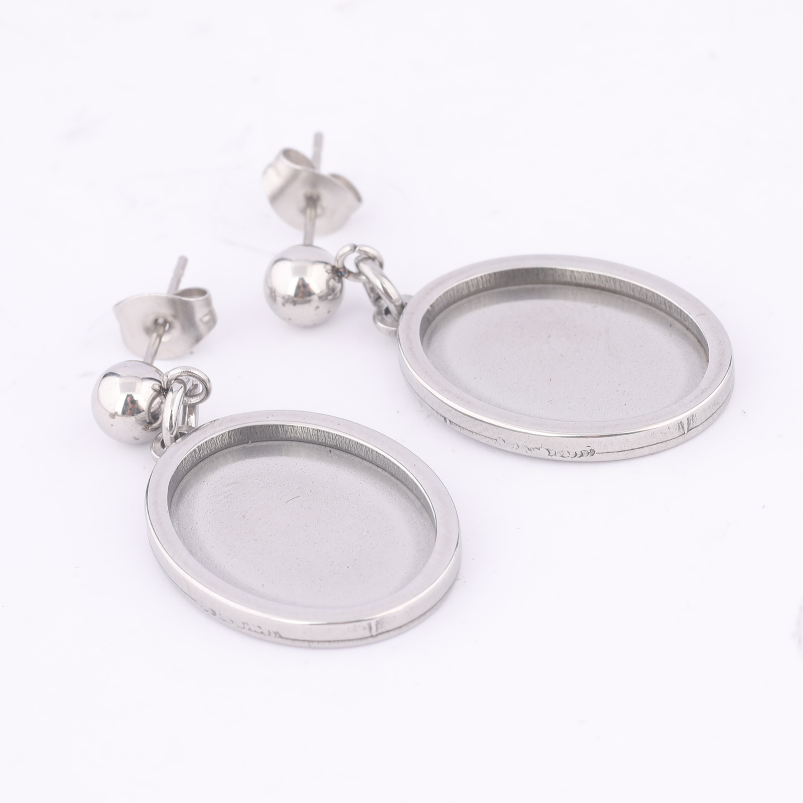 10pcs Stainless Steel Post Ear - Jewelry Making Soldering Kit ulasan dan harga