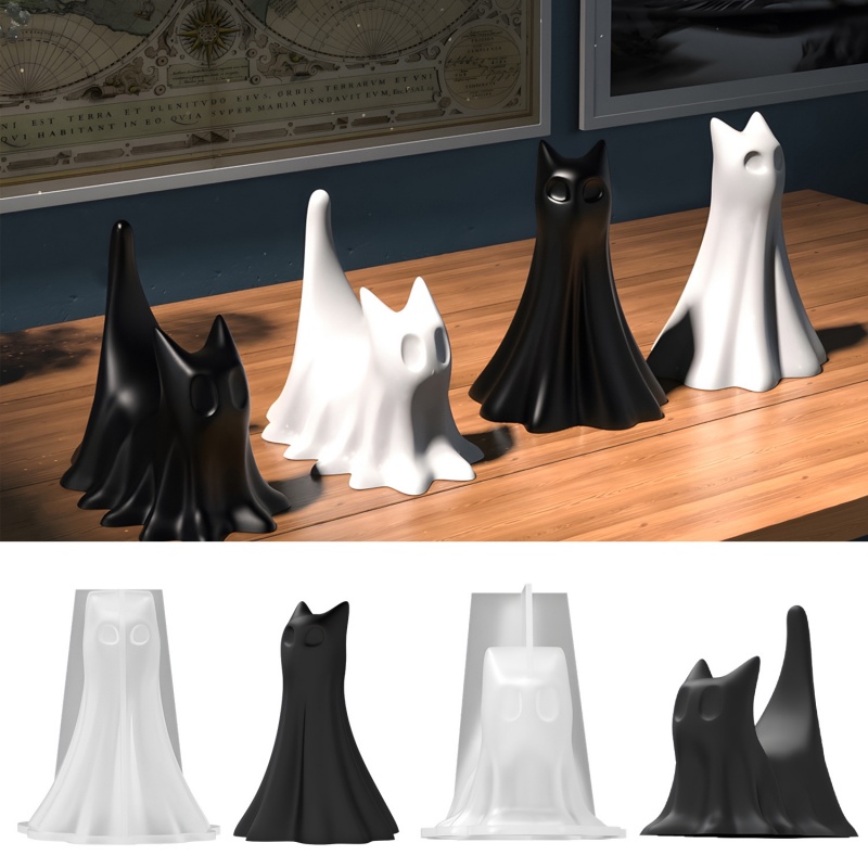Ghost Cat Halloween Desktop Or - Jewelry Making Uv Resin Kit ulasan dan harga