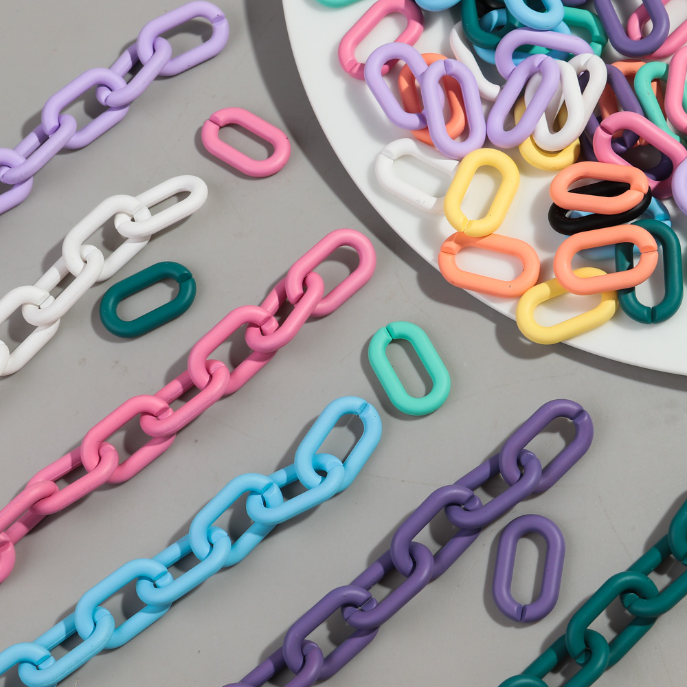 20pcs Acrylic 16x27mm Colorful - Jewelry Making Glasses ulasan dan harga