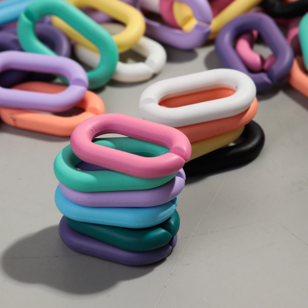 20pcs Acrylic 16x27mm Colorful - Jewelry Making Glasses ulasan dan harga