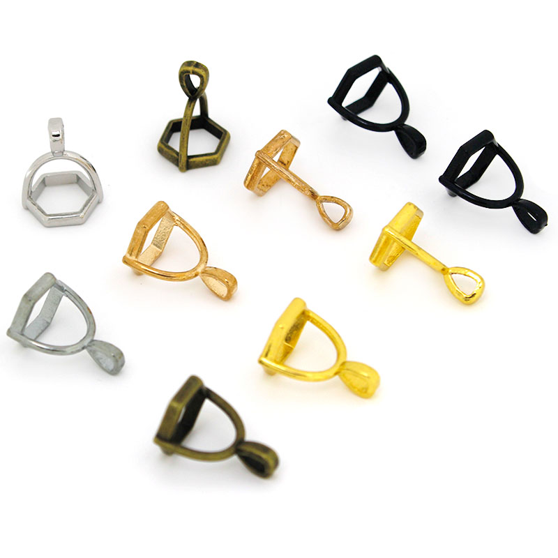 20Pcs Hexagonal Gemstone Cap N - Jewelry Making Class ulasan dan harga