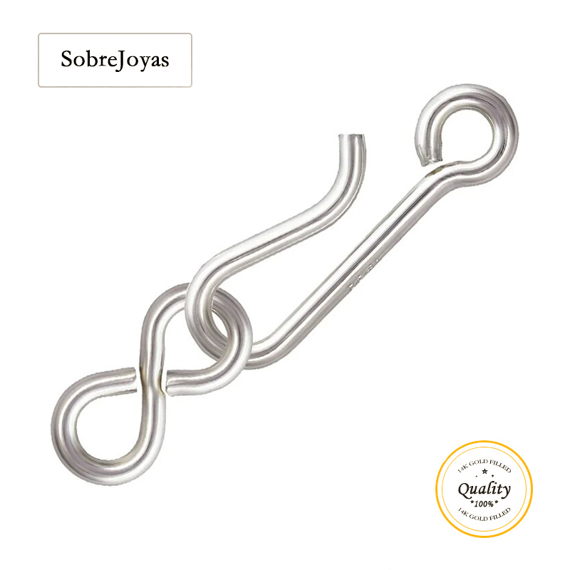 925 Sterling Silver Eye Hook C - Jewelry Making Silver ulasan dan harga
