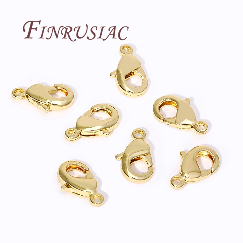 18K Gold Plated Lobster Clasps - Jewelry Making Supplies ulasan dan harga