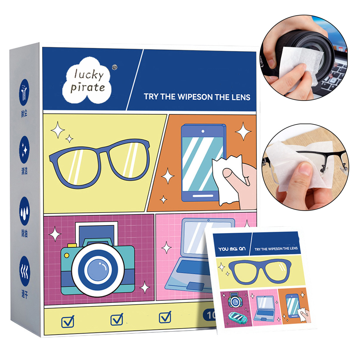 100Pcs/Box Disposable Lenses C - Jewelry Making Glasses ulasan dan harga