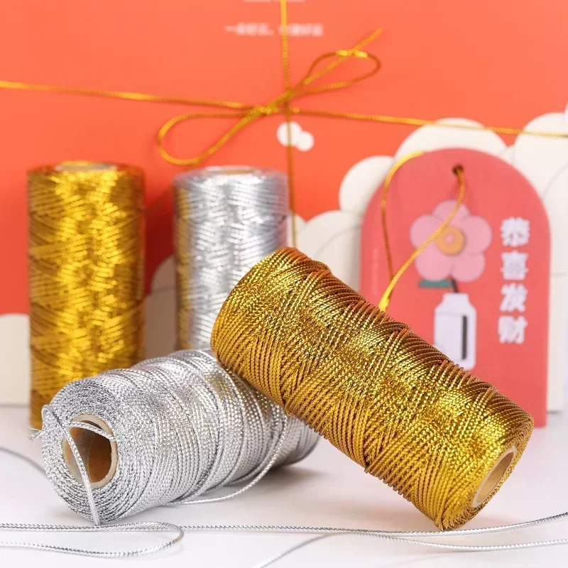 100M 1.5mm Macrame Cord Rope S - Jewelry Making Gold Wire ulasan dan harga