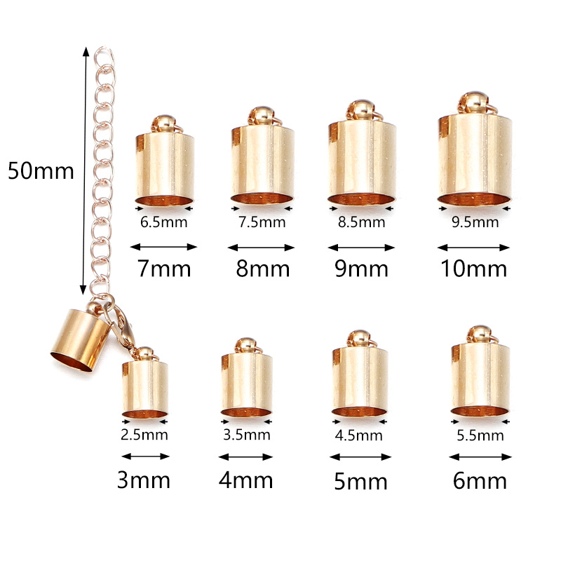 10Sets Leather Cord End Caps W - Jewelry Making Designs ulasan dan harga