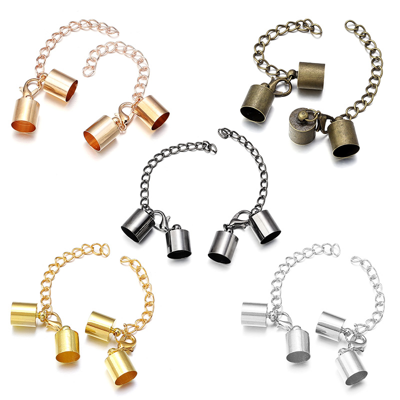 10Sets Leather Cord End Caps W - Jewelry Making Designs ulasan dan harga