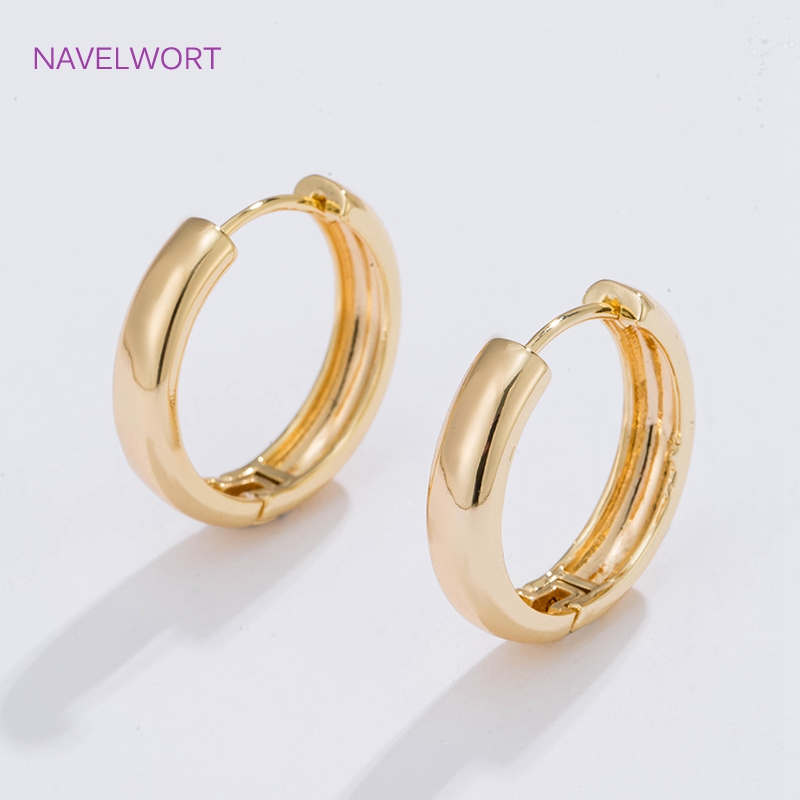 6 Sizes Gold Plated Circle Hoo - Jewelry Making Designs ulasan dan harga
