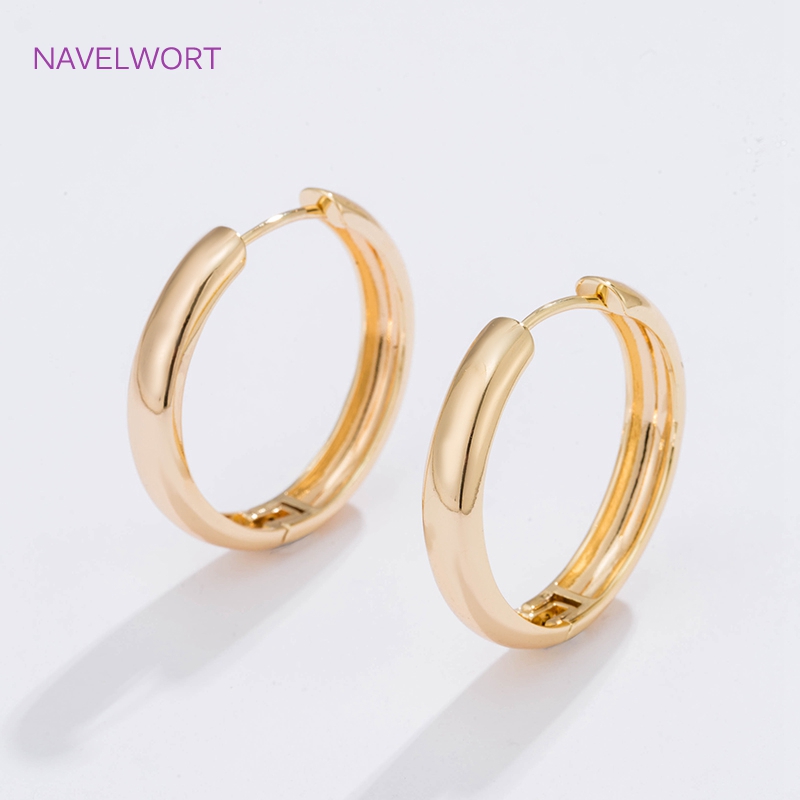 6 Sizes Gold Plated Circle Hoo - Jewelry Making Designs ulasan dan harga