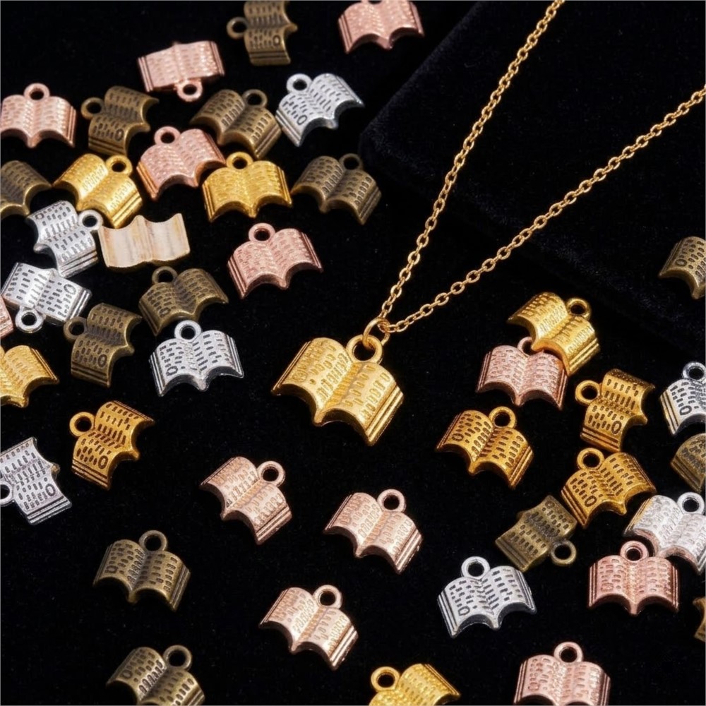 10/20/100pcs Vintage Charms Me - Jewelry Making Guide Book ulasan dan harga