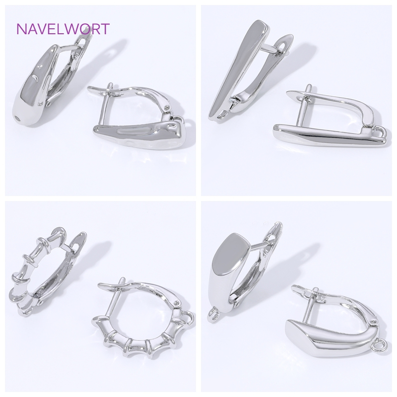 18K Gold Plated Smooth Earring - Jewelry Making Supplies ulasan dan harga