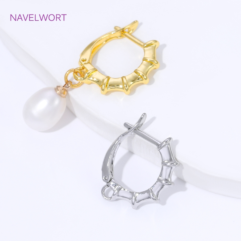 18K Gold Plated Smooth Earring - Jewelry Making Supplies ulasan dan harga