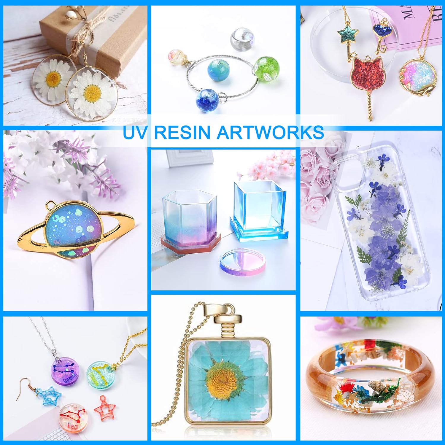 250g/500g UV Resin Clear Hard  - Jewelry Making Uv Resin Kit ulasan dan harga