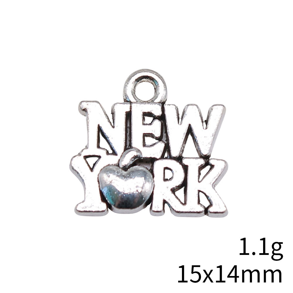 40pcs 15x14mm(0.59x0.55inch) A - Jewelry Making New York ulasan dan harga