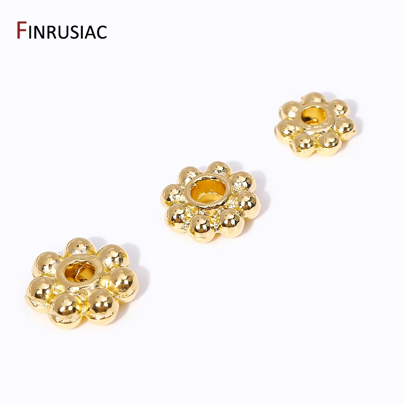 30PCS 4mm/5mm/6mm 14K Real Gol - Jewelry Making In Bali ulasan dan harga