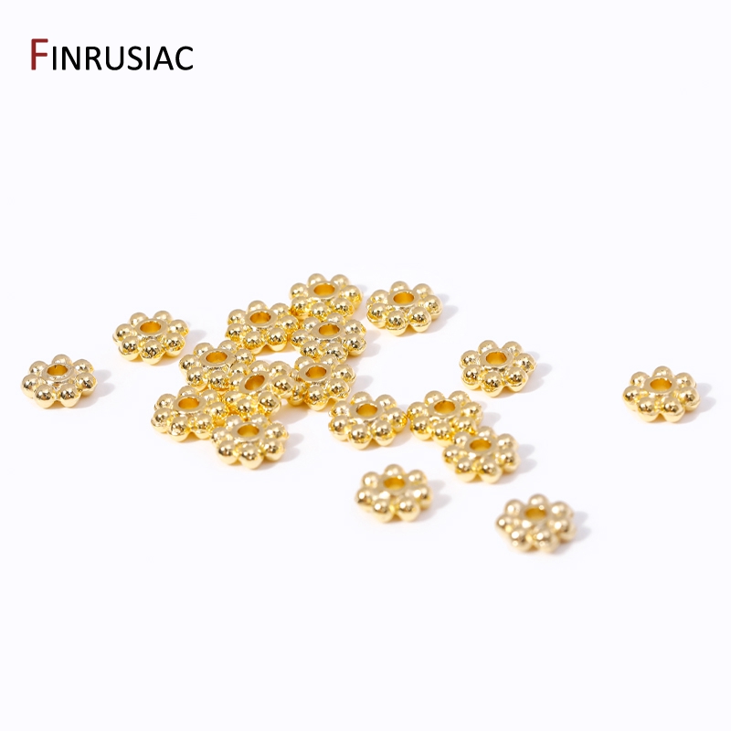30PCS 4mm/5mm/6mm 14K Real Gol - Jewelry Making In Bali ulasan dan harga