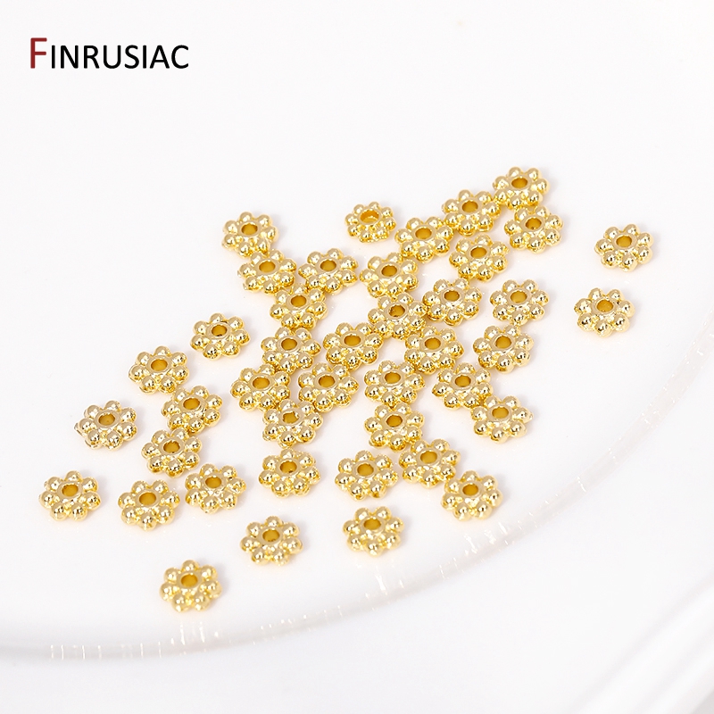 30PCS 4mm/5mm/6mm 14K Real Gol - Jewelry Making In Bali ulasan dan harga