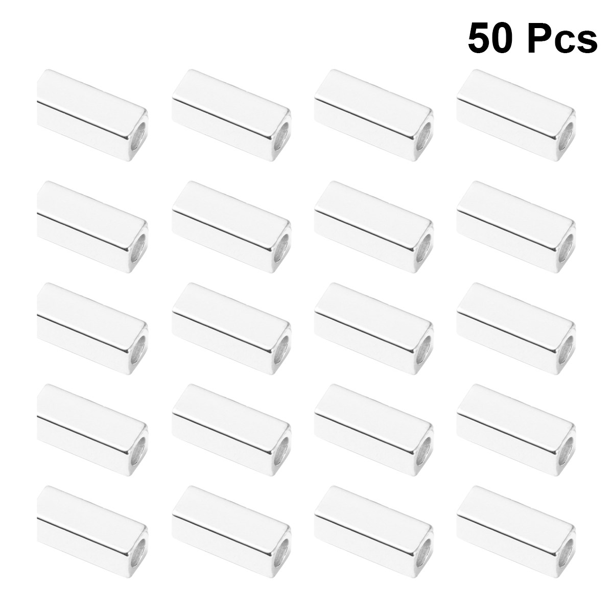 50Pcs Tube Spacers for Jewelry - Jewelry Making Ideas With Beads ulasan dan harga