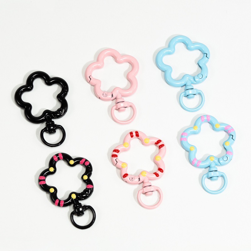 5pcs Flower Metal Lobster Claw - Jewelry Making Designs ulasan dan harga