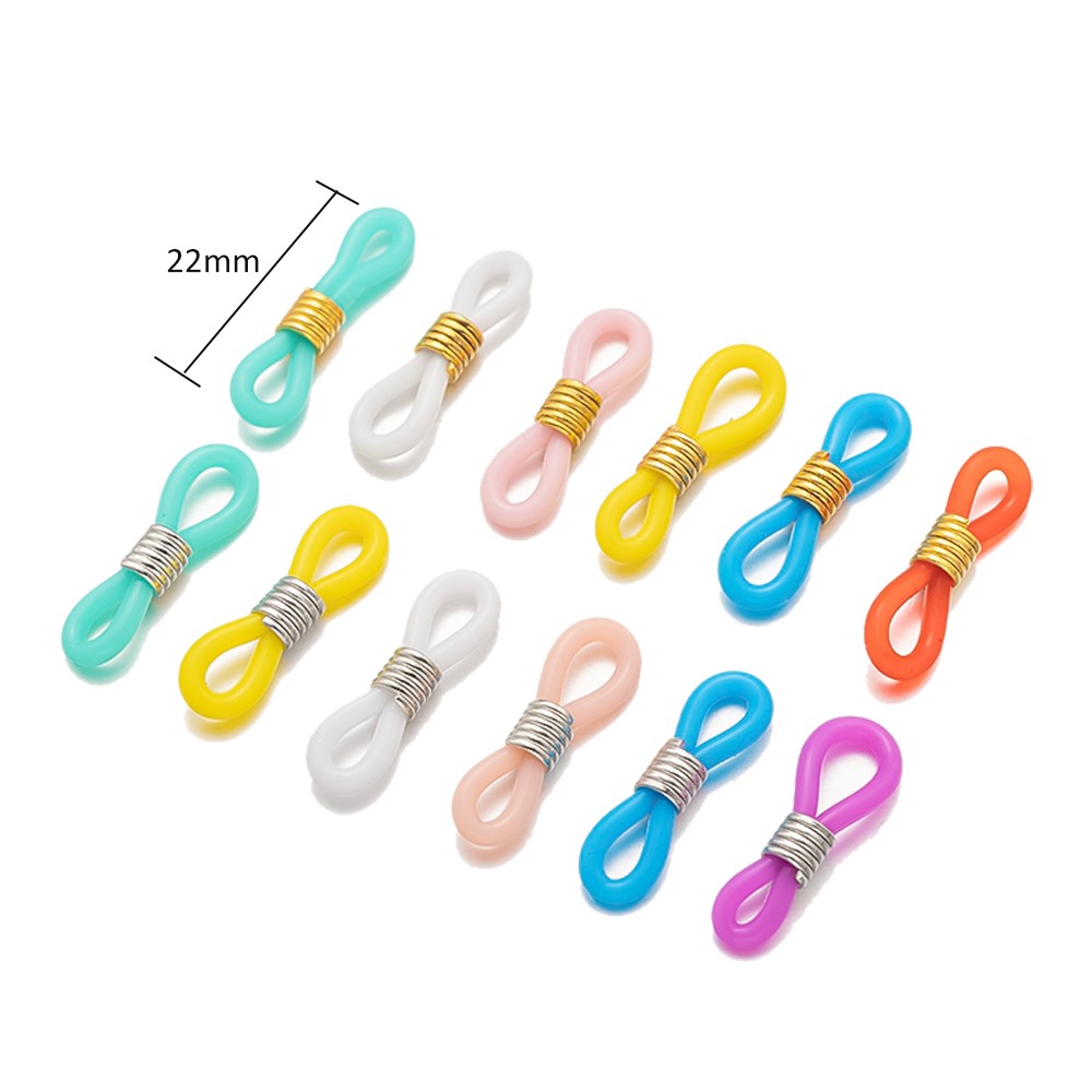 50pcs Adjustable Rubber Specta - Jewelry Making Glasses ulasan dan harga