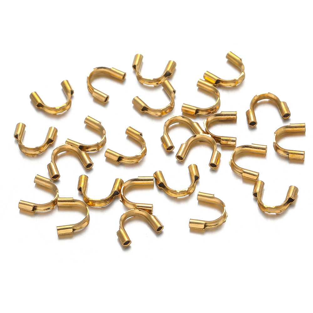 50pcs Gold Plated Stainless St - Jewelry Making Gold Wire ulasan dan harga