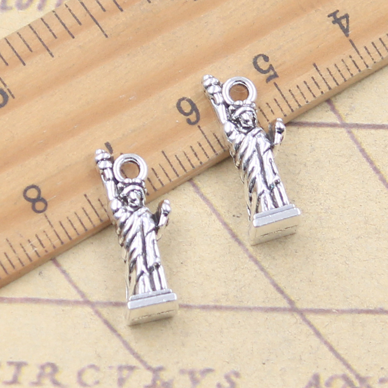 10pcs Charms New York Statue O - Jewelry Making New York ulasan dan harga