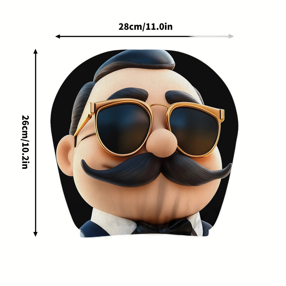 2pcs Retro Gentleman Mustache  - Jewelry Making Glasses ulasan dan harga