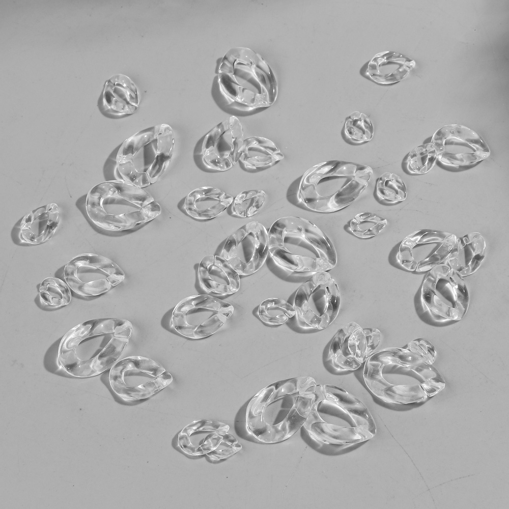 Transparent Acrylic Cuban Link - Jewelry Making Glasses ulasan dan harga