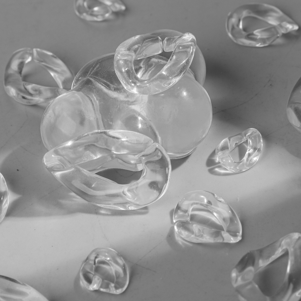 Transparent Acrylic Cuban Link - Jewelry Making Glasses ulasan dan harga