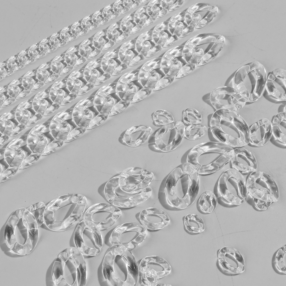 Transparent Acrylic Cuban Link - Jewelry Making Glasses ulasan dan harga