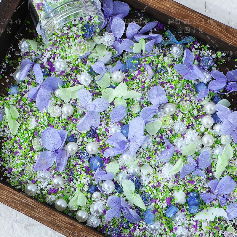 10ML-100ML Mixed Hydrangea Flo - Jewelry Making Journal ulasan dan harga