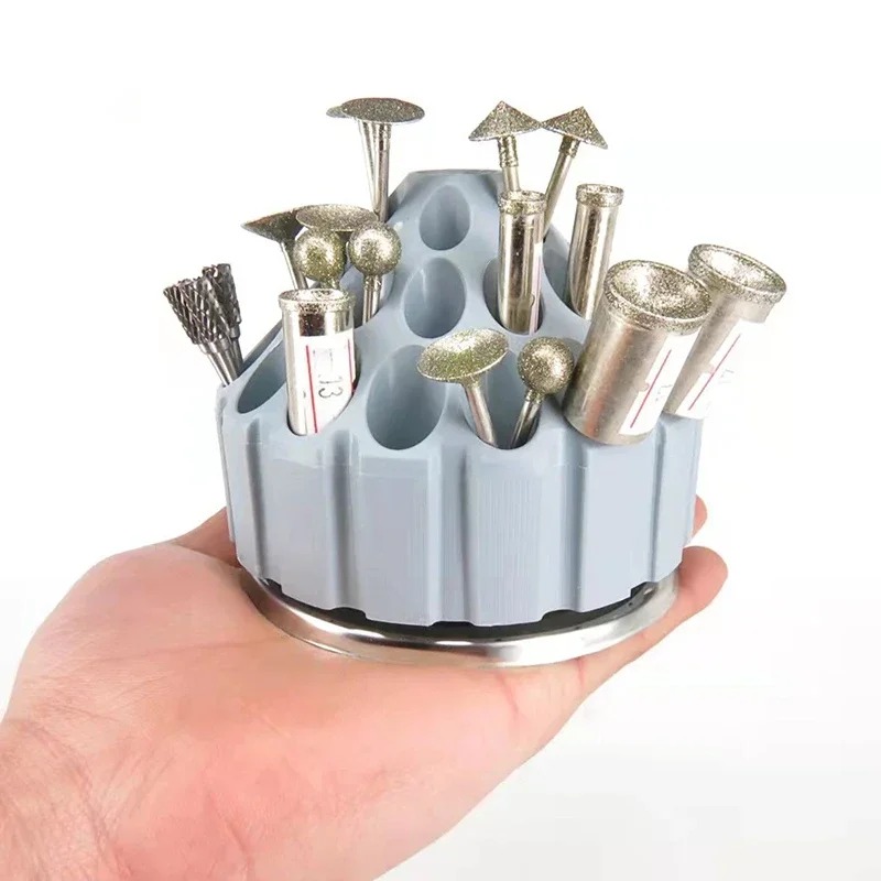 360 Rotating Drill Bit Storage - Jewelry Making Drill ulasan dan harga