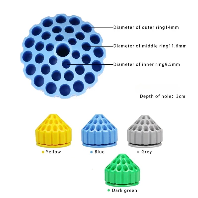 360 Rotating Drill Bit Storage - Jewelry Making Drill ulasan dan harga