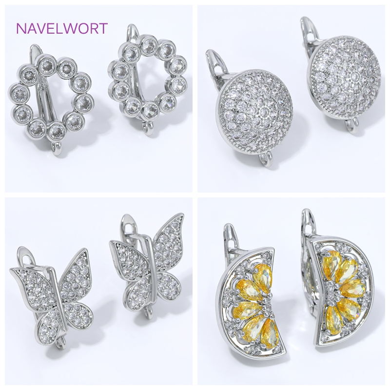 18K Gold Plated Fan Shape Flow - Jewelry Making Designs ulasan dan harga