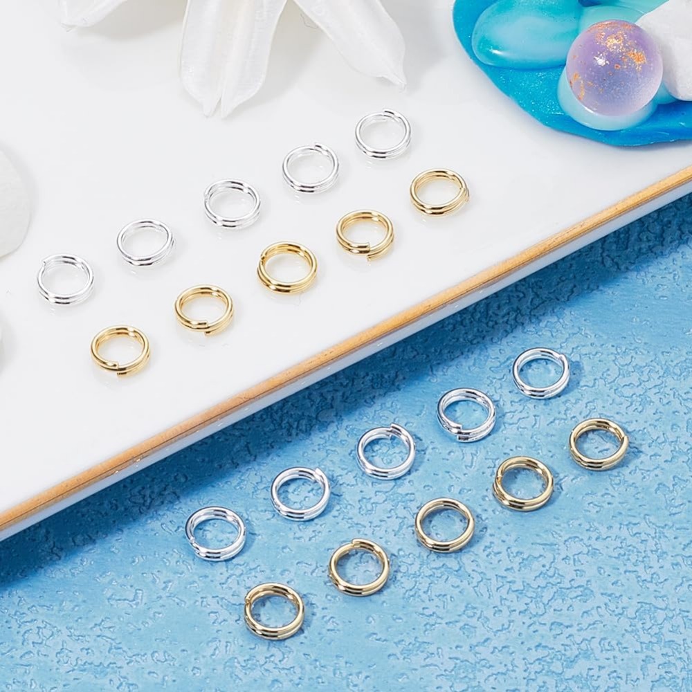 1 Box 80Pcs Split Jump Ring 24 - Jewelry Making Silver ulasan dan harga