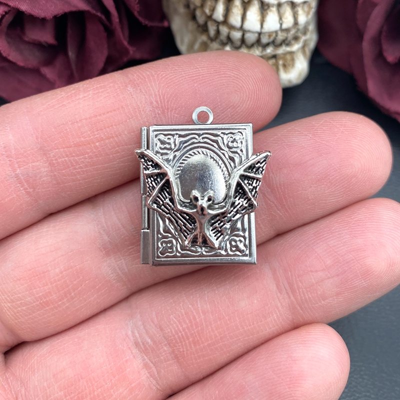 2pcs 27*22mm Bat Book Locket C - Jewelry Making Guide Book ulasan dan harga